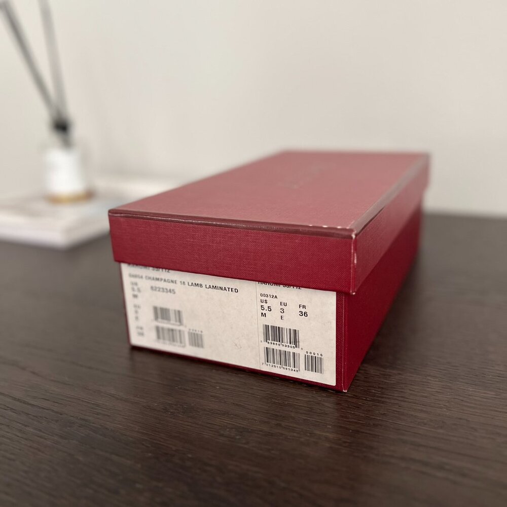 NWT - Bally Harumi Block Heel - Champagne👠 - Picture 10 of 12